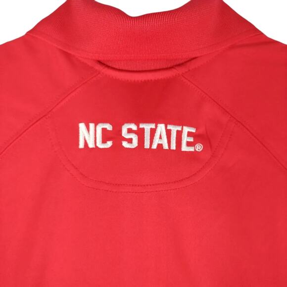 NWT Champion NC STATE Men's S Athletic Performance Red Polo Shirt Wolfpack Elite - Picture 6 of 7